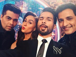 Shahid Kapoor on the sets of Jhalak Dikhala Jaa 8 season 