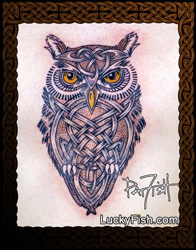 owl tattoo designs for girl