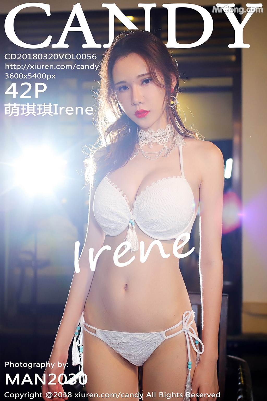 CANDY Vol.056: Irene (萌 琪琪) Model (43 pictures)