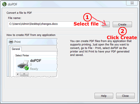 HOW TO MAKE A PDF FILE