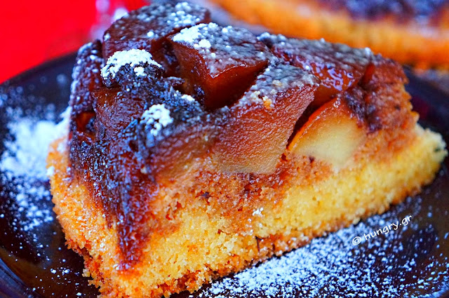 Apple-Molasses Upside-Down Cake