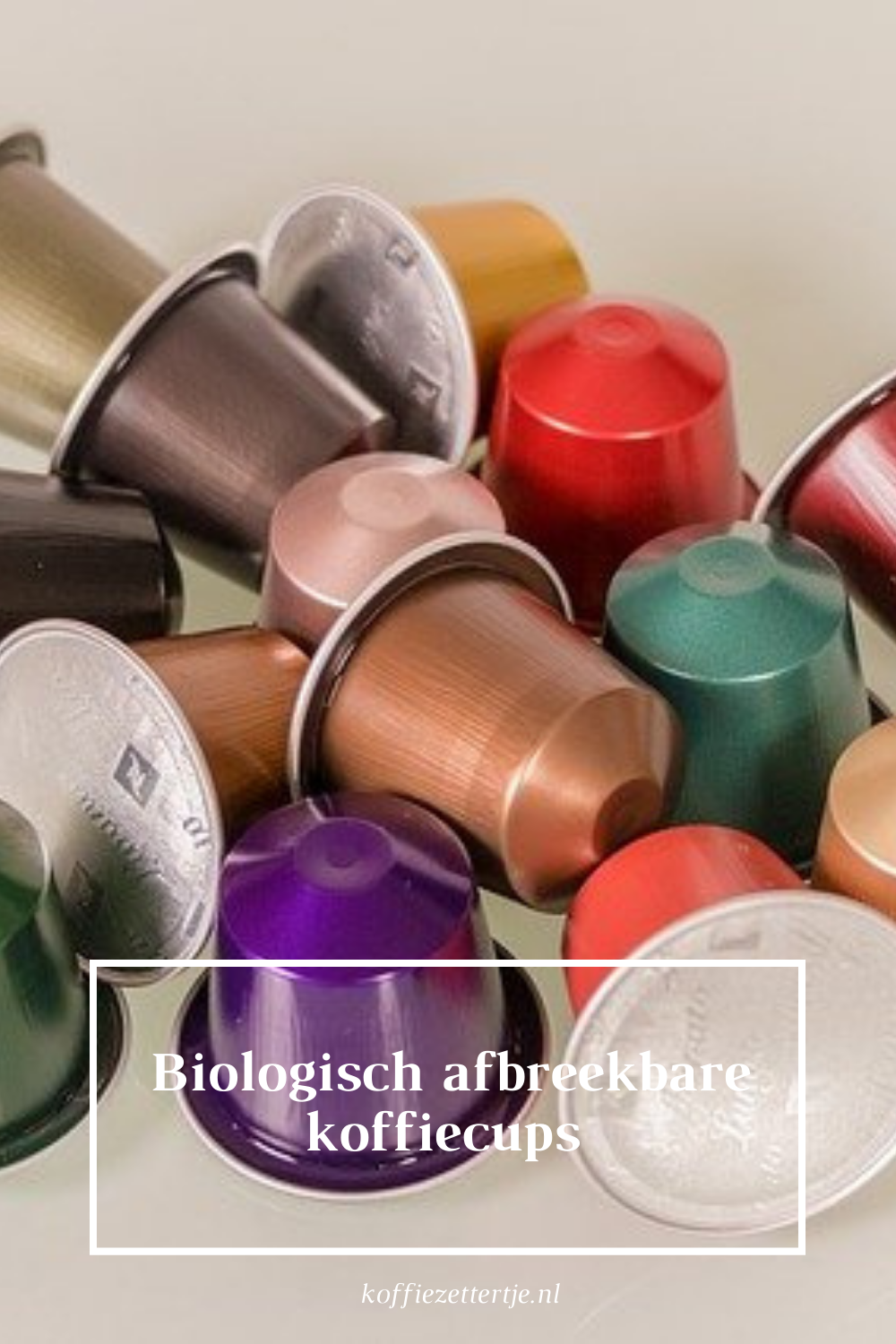 Biologisch afbreekbare koffiecups voor Nespresso koffie