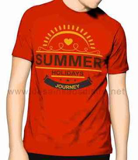 Sampel Template Kaos Adobe Photoshop