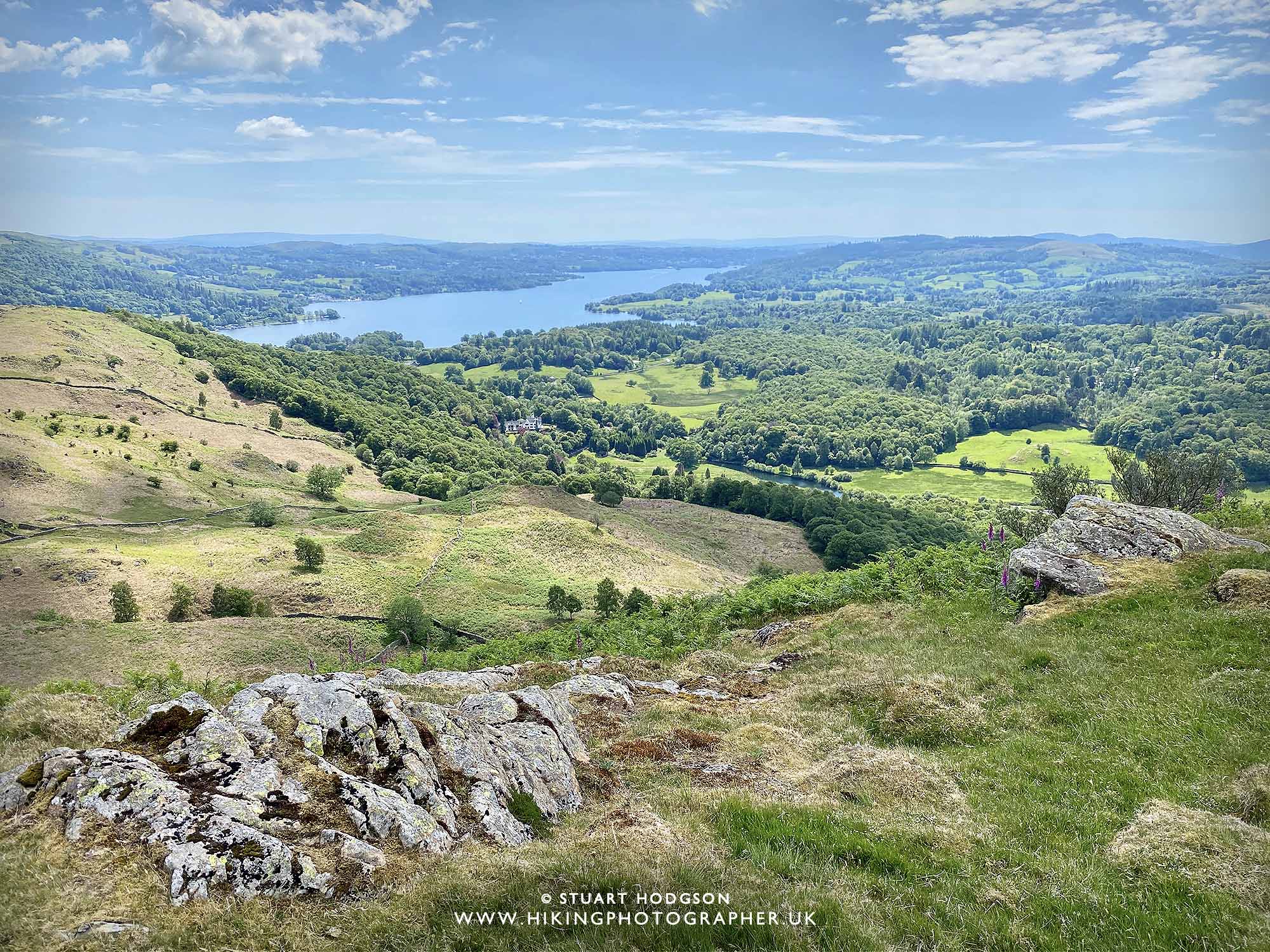 Loughrigg Fell Langdale Windermere Ambleside Walk map route Grasmere Lake District lakes