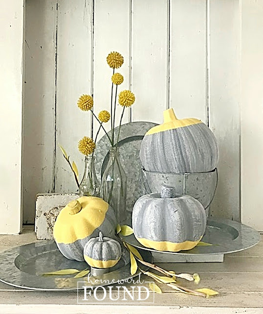 faux finish,farmhouse style,home decor,thrifted,colorful home,diy decorating,Thanksgiving,,fall,DIY,painting,boho style,Halloween,fall home decor,decorating with pumpkins,pumpkin decorating,painted pumpkins,faux concrete painting tutorial