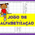 Jogo de alfabetização - cartela para letras móveis