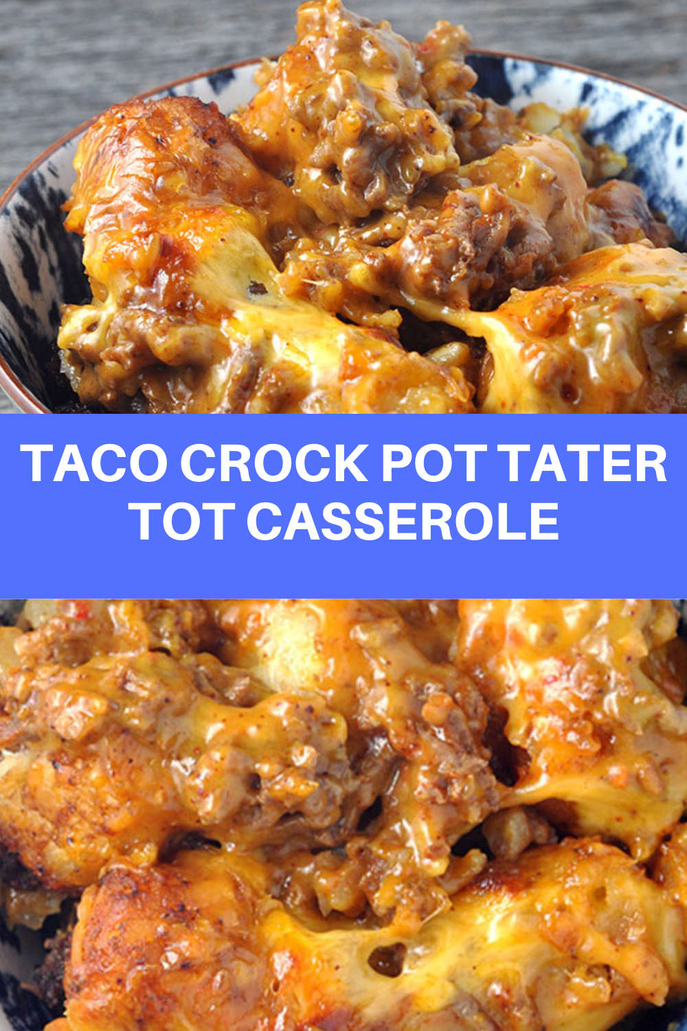 TACO CROCK POT TATER TOT CASSEROLE (Food Recipes Healthy Easy Meals