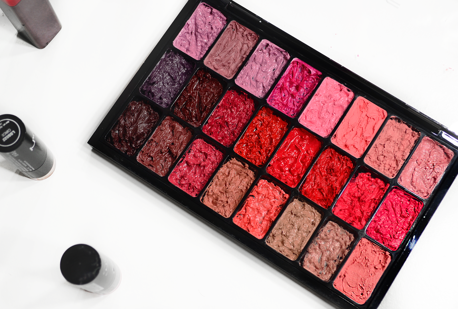 EightBit Beauty MAC Lip Palette Depotted Drugstore Lipsticks