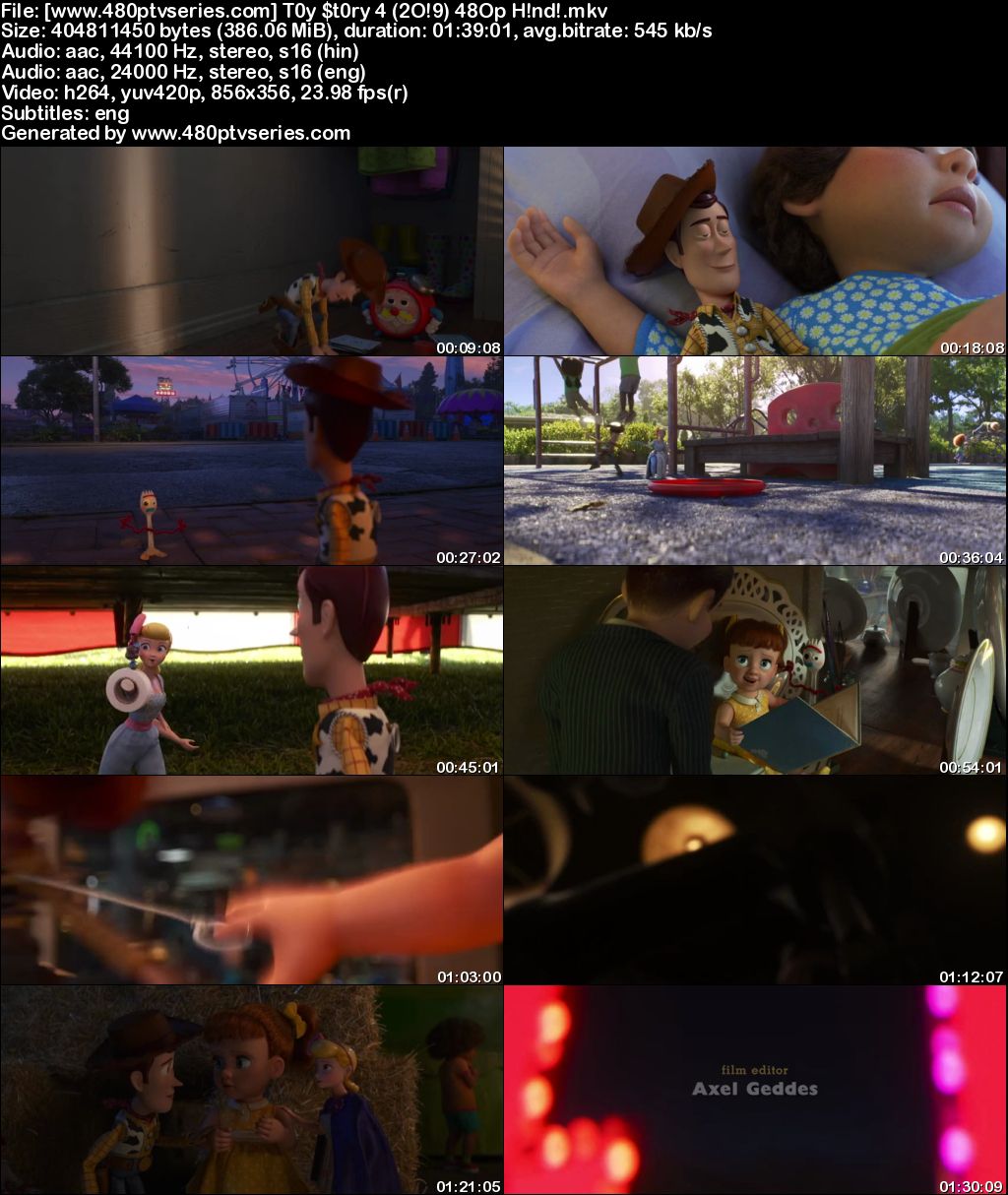 Toy Story 4 (2019) 350MB Full Hindi Dual Audio Movie Download 480p HDRip Free Watch Online Full Movie Download Worldfree4u 9xmovies