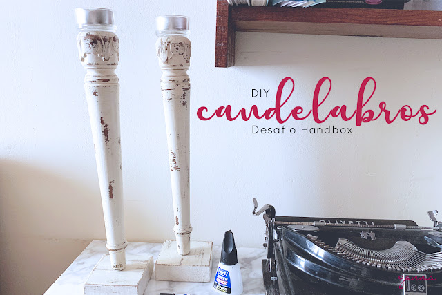 DIY: Candelabros (Desafio Handbox)