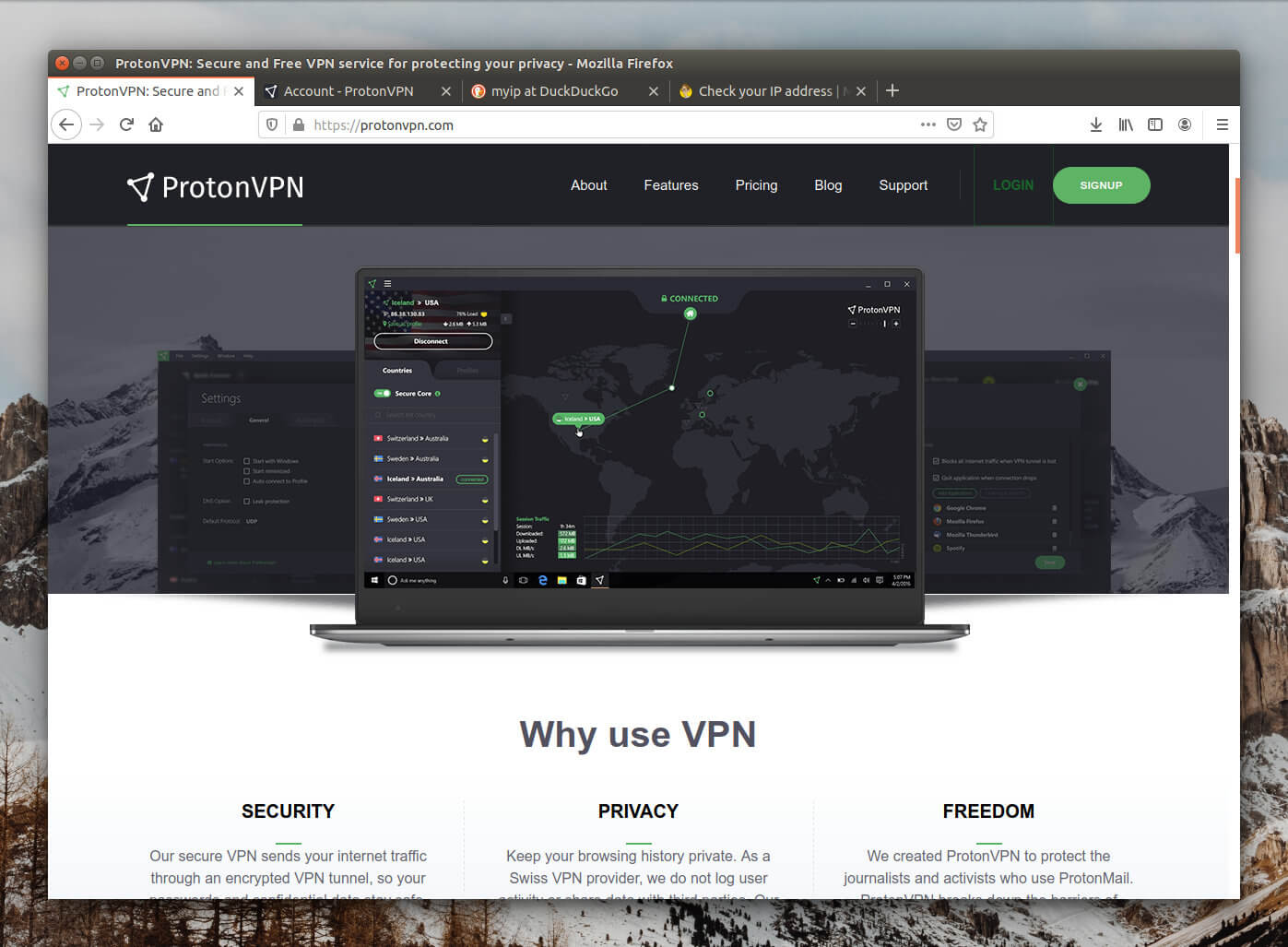 protonvpn linux mint