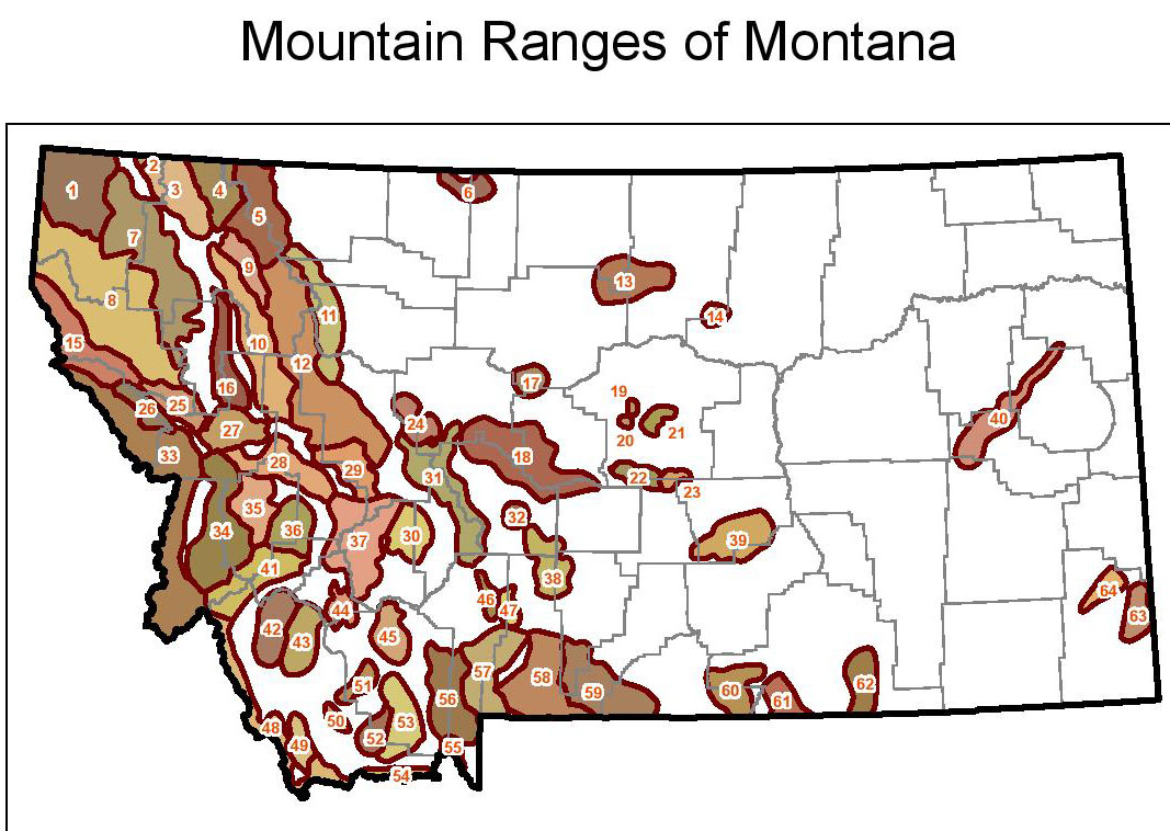 Troutbugs: Montana Mountain Range Quiz