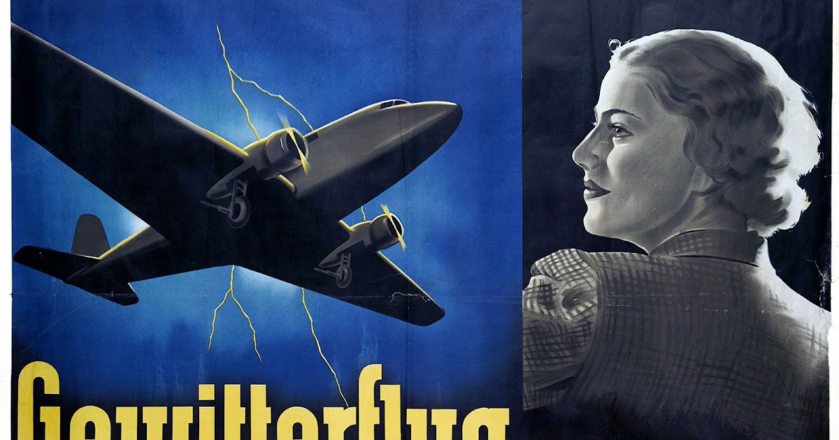 transpress nz: 'Gewitterflug zu Claudia' movie poster,1937