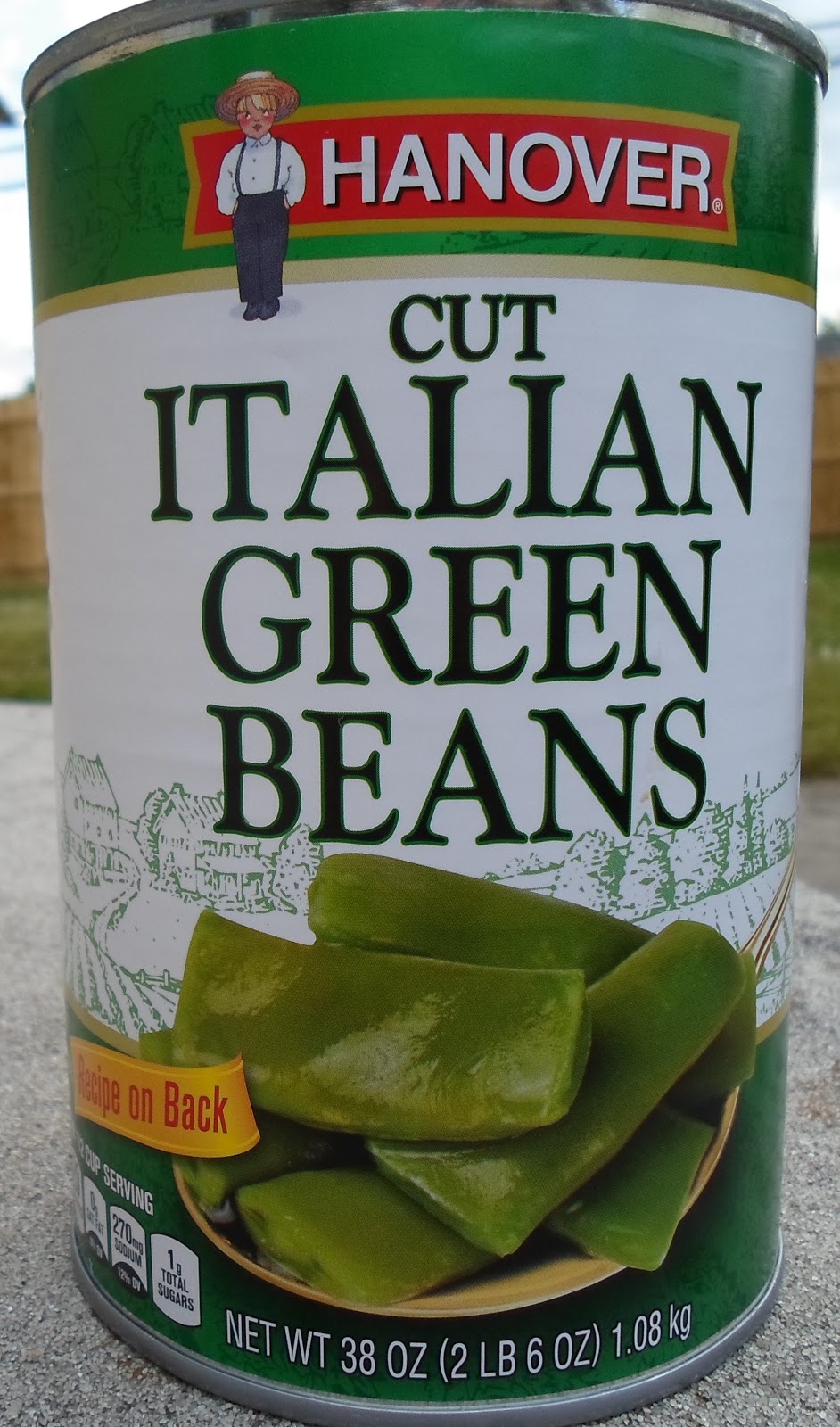 Happier Than A Pig In Mud: Tomato Glazed Italian Green Beans with Bacon