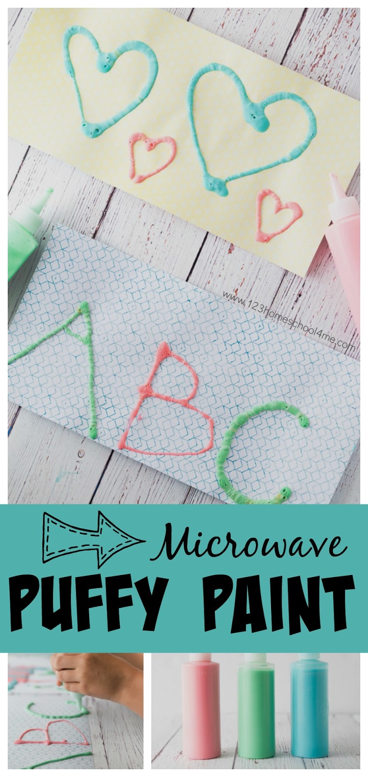 Easy Microwave Puffy Paint
