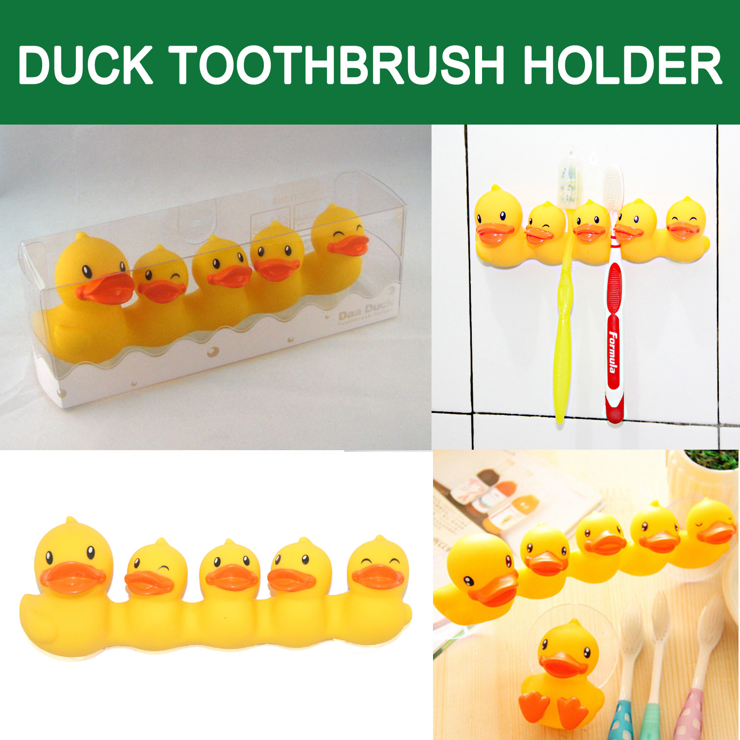 Duck Toothbrush Holder Lintang Shop