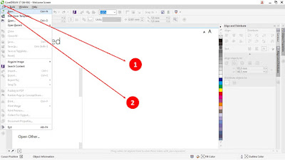 corel draw, tutorial corel draw, mengubah ukuran kertas corel draw