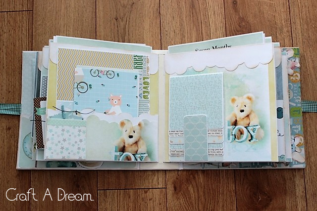 scrapbook erkek bebek albüm