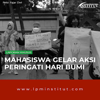 Mahasiswa Gelar Aksi Peringati Hari Bumi