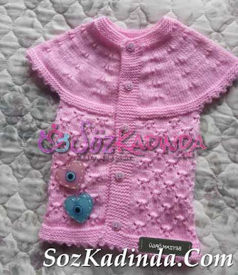 en güzel bebek yelek modelleri