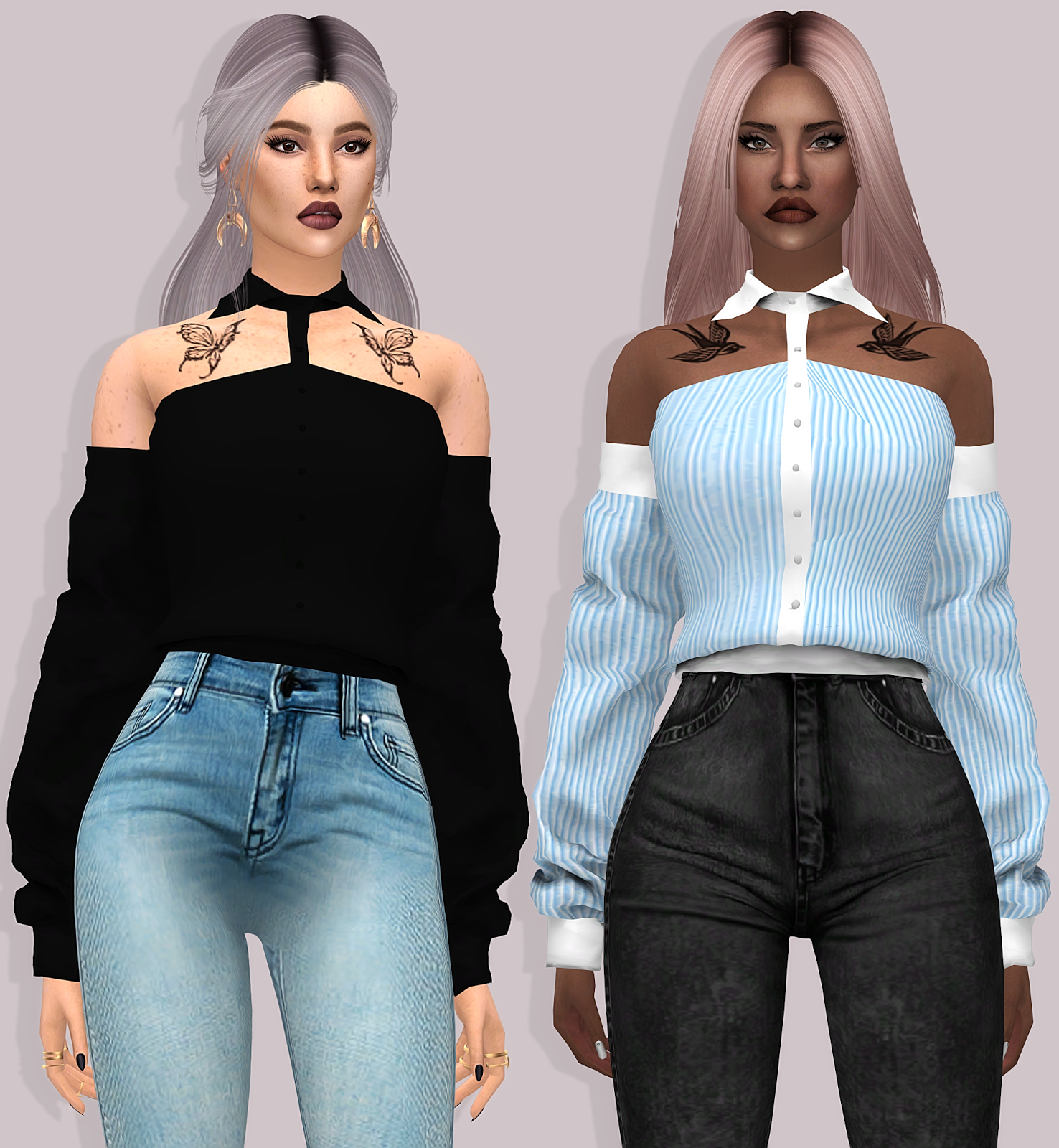 Sims 4 CC's The Best Clothing by Lumy Sims