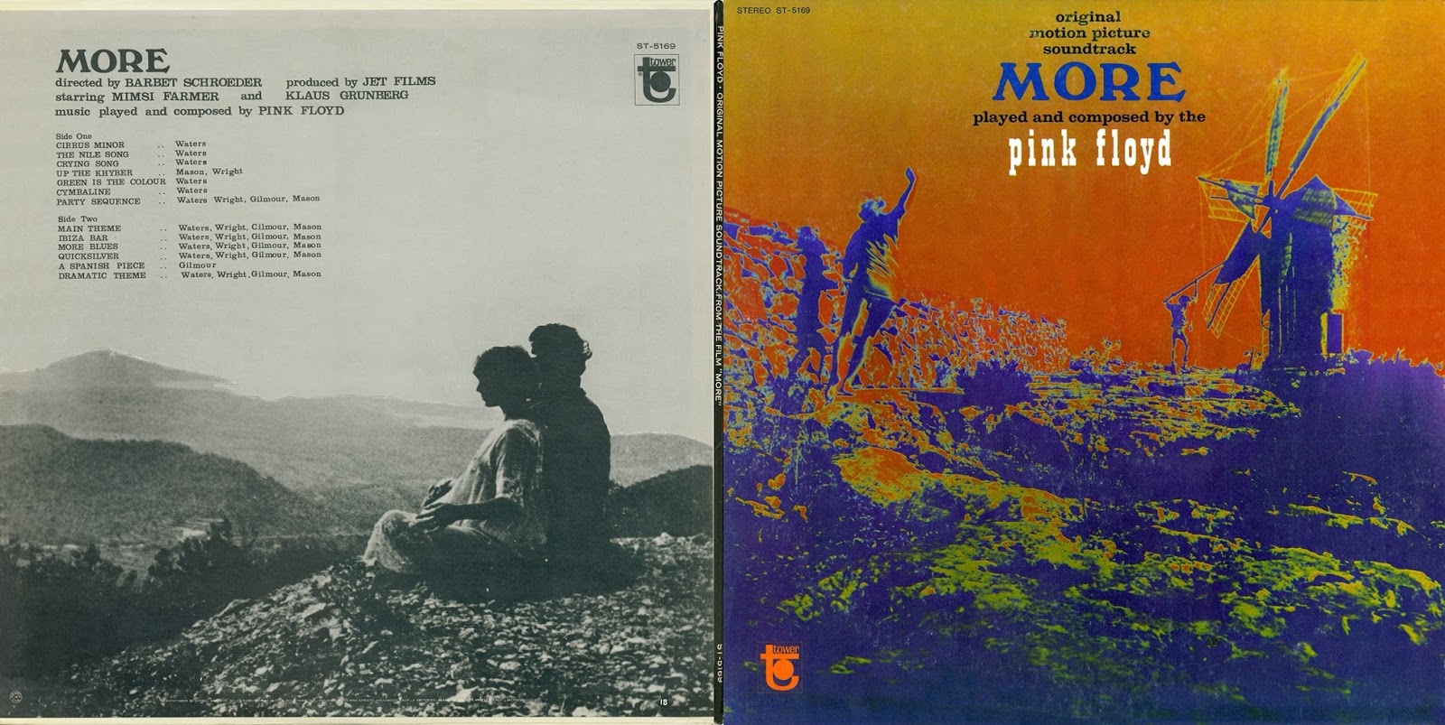 Pink Floyd Ilustrado More. Original Motion Picture Soundtrack L.P U.S.A