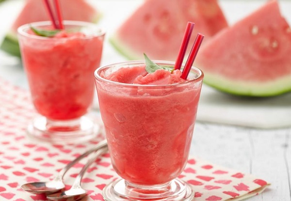 Method of action of iced watermelon juice