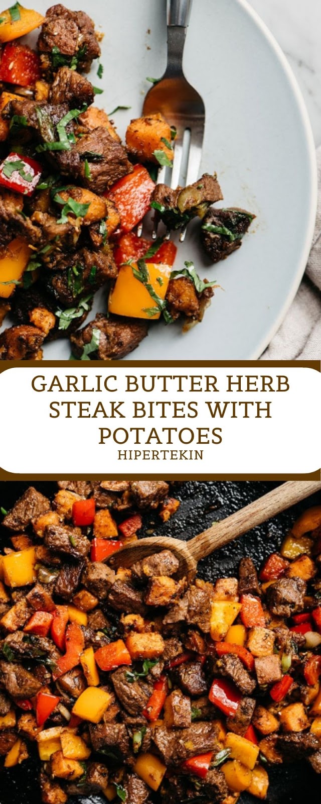 STEAK BITES WITH SWEET POTATOES AND PEPPERS STEAK BITES WITH SWEET POTATOES AND PEPPERS