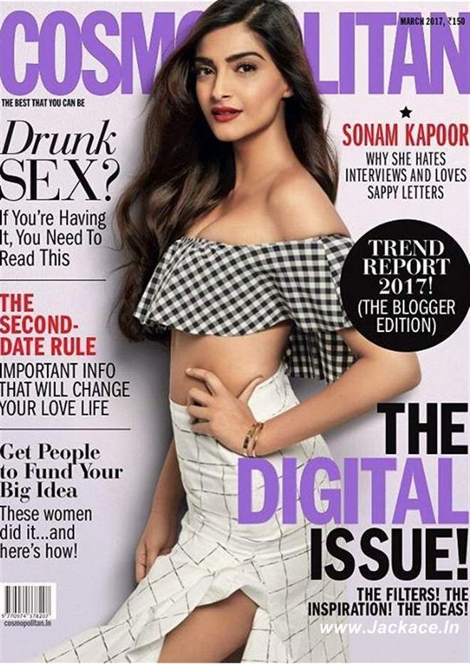 Oh-So-Hot! Sonam Kapoor On The Latest Cover Of Cosmopolitan India