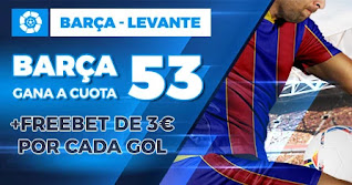 Paston Megacuota Barcelona vs Levante 13-12-2020 Paston Megacuota Barcelona vs Levante 13-12-2020