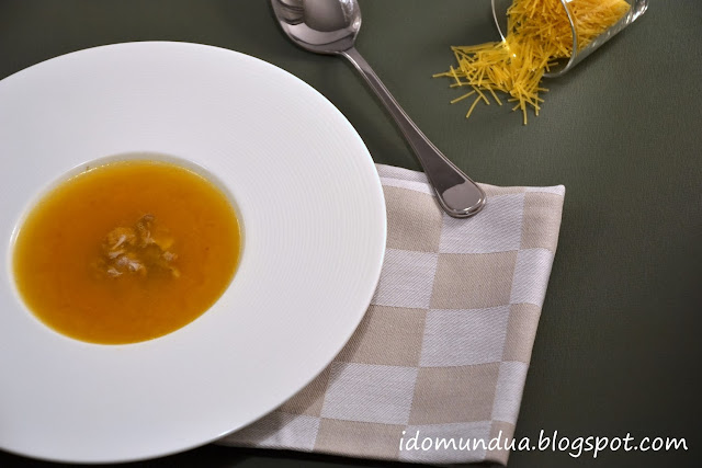 Sopa de pollo rápida