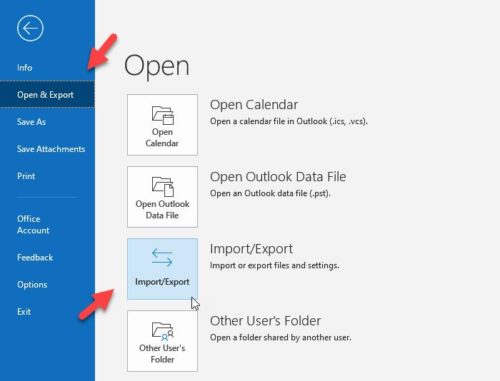 Cómo exportar el calendario de Outlook en CSV