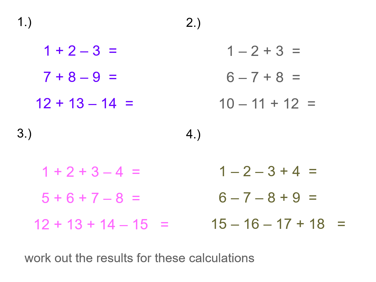 MEDIAN Don Steward mathematics teaching: takes and adders ...