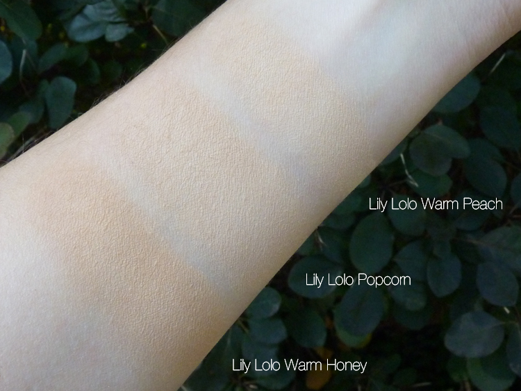 Lily Mineral Foundation Colour Chart