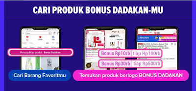 Cara Pakai Pakai bonus dadakan 2021 di lazada buat belanja makin irit