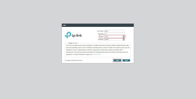 cara setting tp link cpe220 - login awal