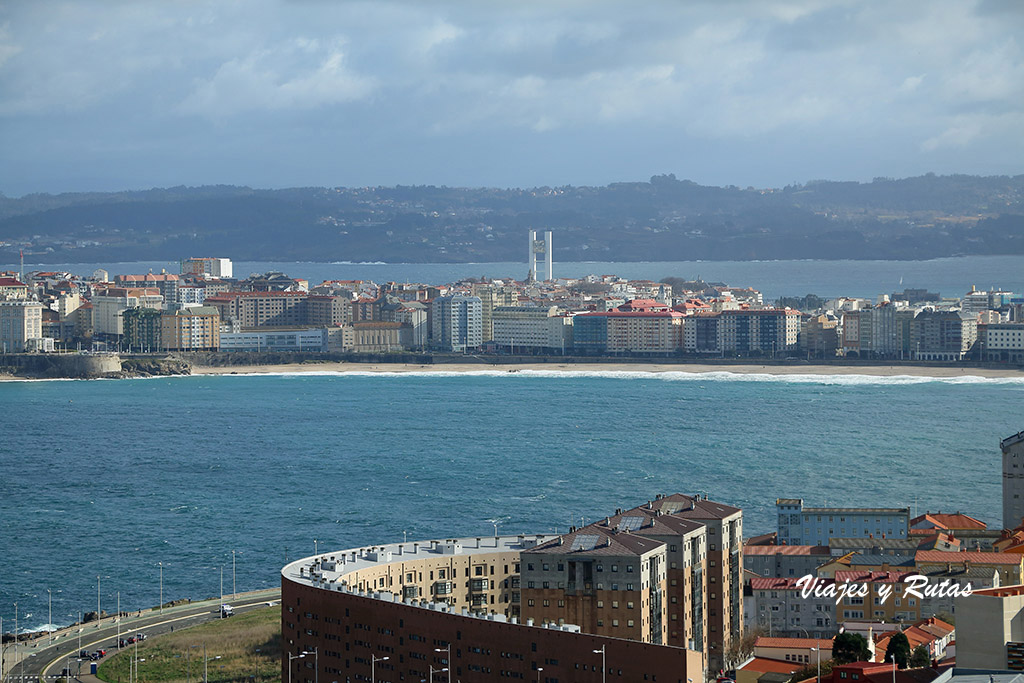 Vistas desde el Mirador de San Pedro de La Coruña