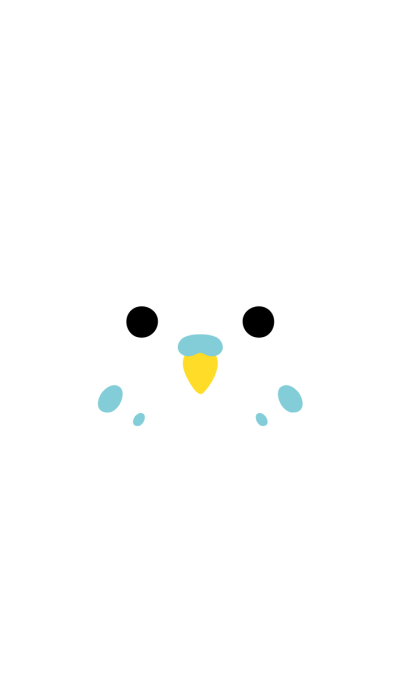 FACE (blue budgie)