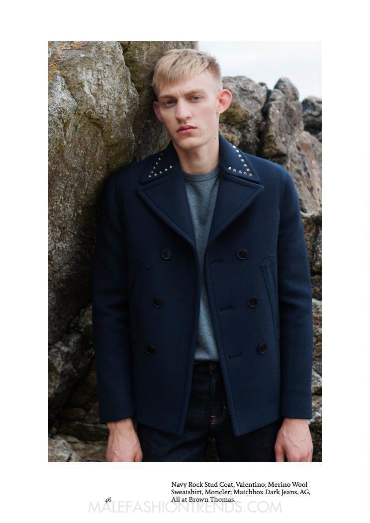 Dylan Moran por Dean Ryan para Men's Fashion Ireland