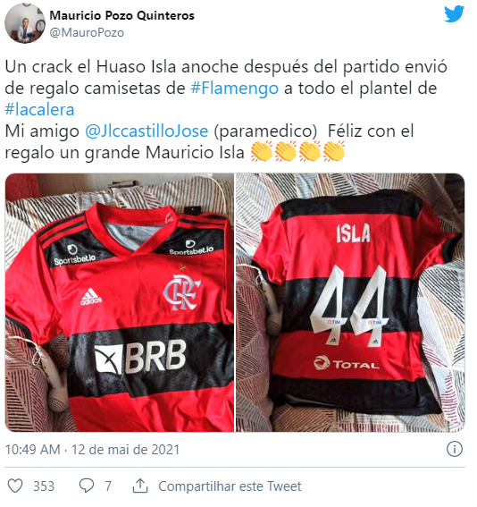 Flamengo pede e Isla não é convocado para seleção do Chile