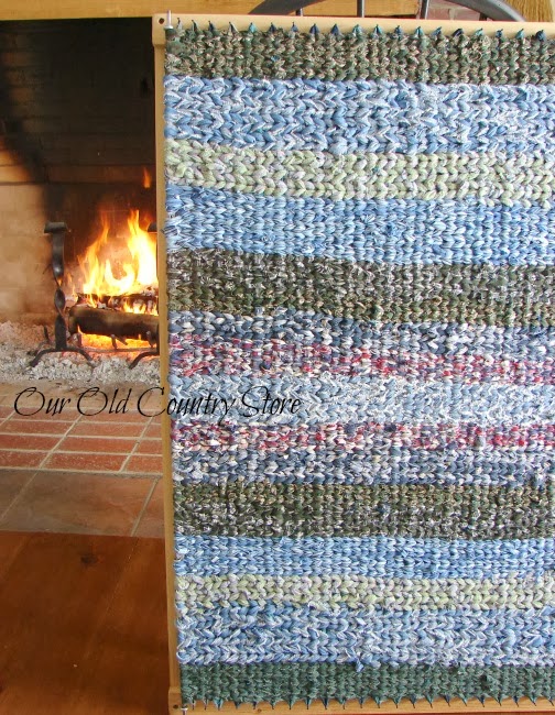 Our Old Country Store: First Rag Rug Completed, Featured in Delta ...