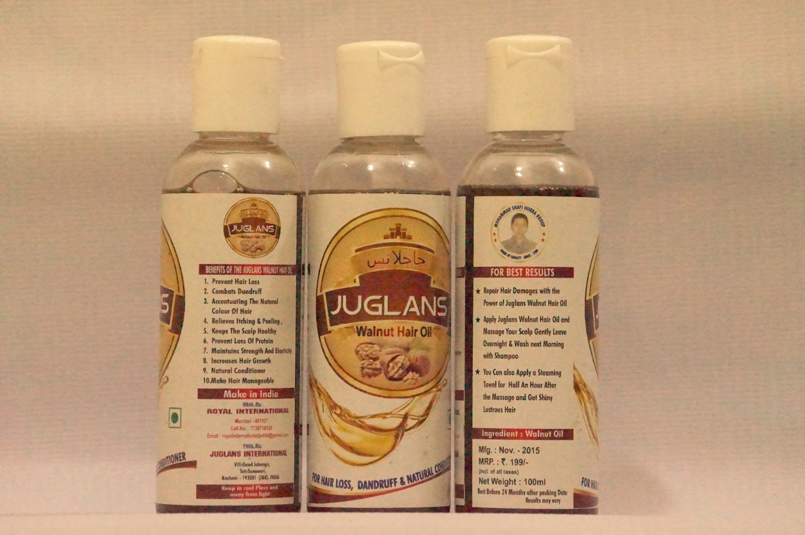 Juglans Walnut Hair Oil