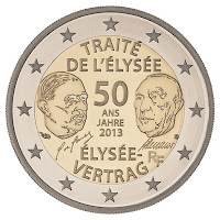 Elysee sopimus Ranska kolikko 2013