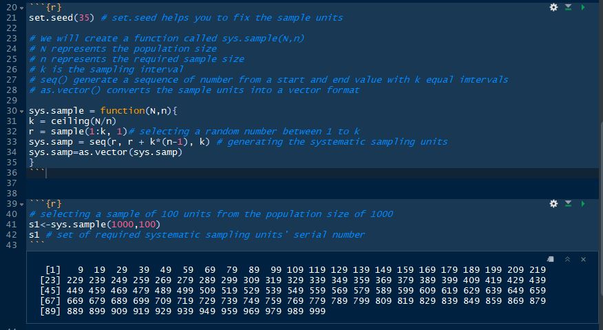 Linear Systematic Sampling Technique