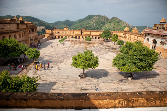 Amer Fort or Amber Fort Jaipur Rajasthan India Royalty Free Stock Images pictures