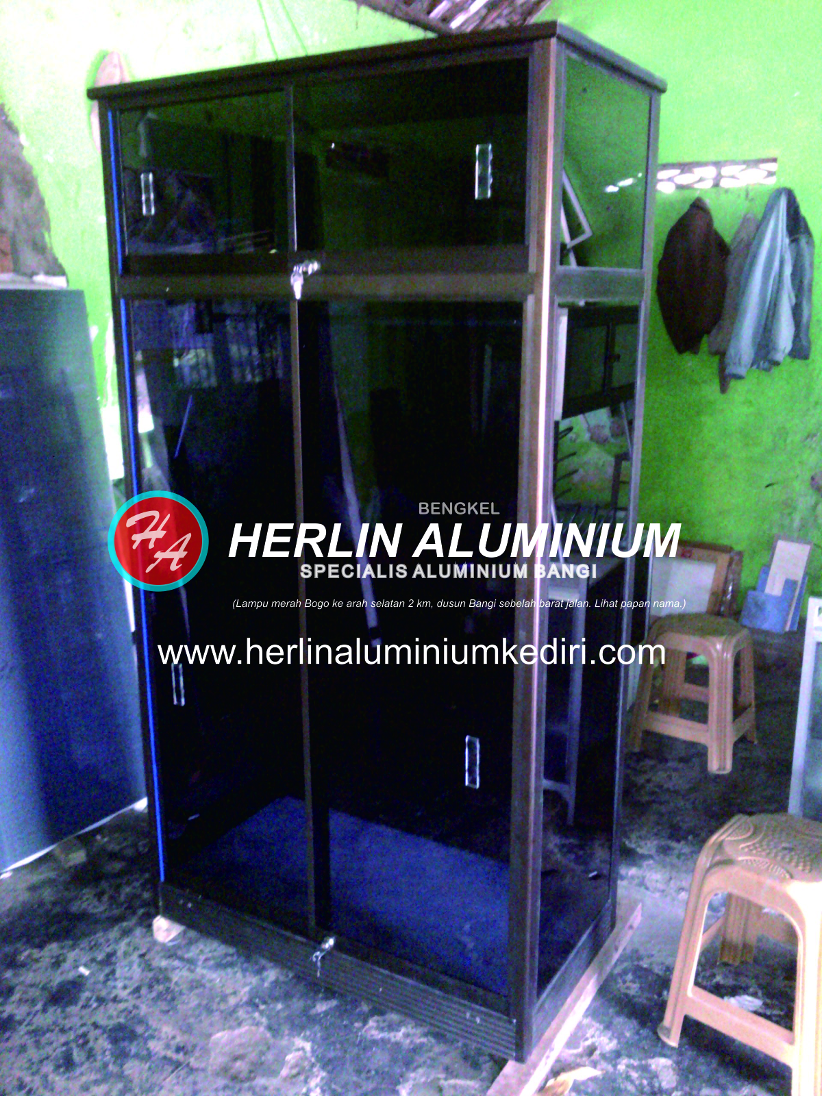Daftar harga Lemari  Pakaian  Aluminium  di Herlin Aluminium  