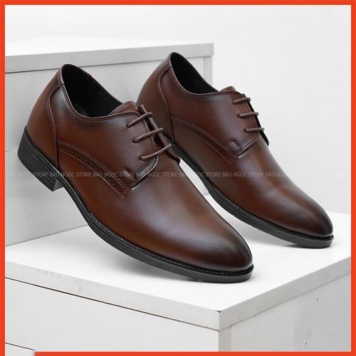Giày công sở tăng chiều cao 6,5cm buộc dây da bò thật cao cấp 10 fe989001c 5cbc 4220 b015