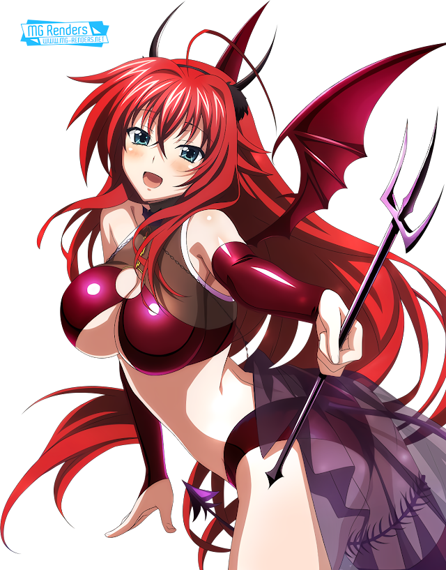 High School DxD - Rias Gremory Render 349 - Anime - PNG Image without background