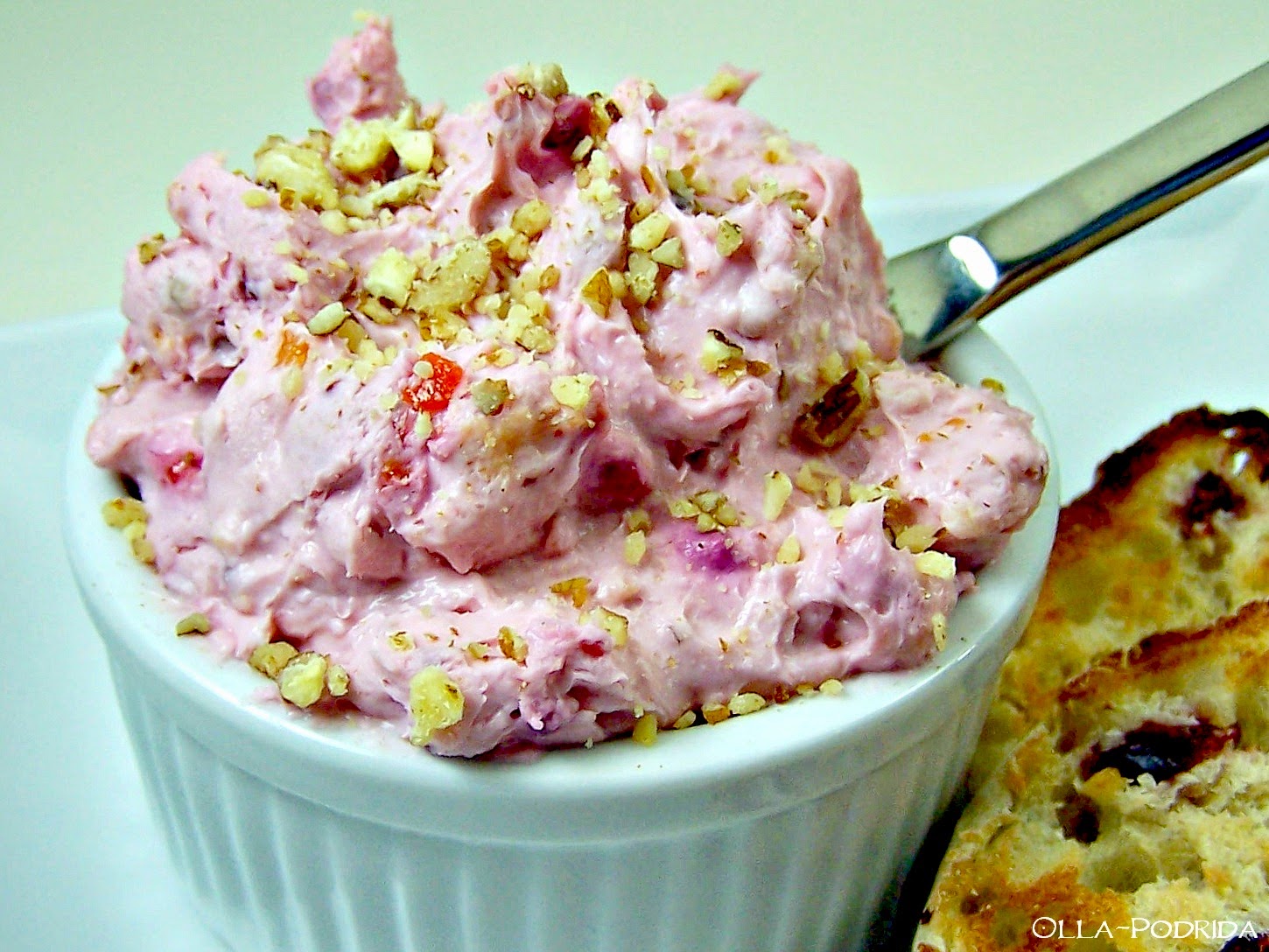 OllaPodrida Cranberry Orange Cream Cheese Spread
