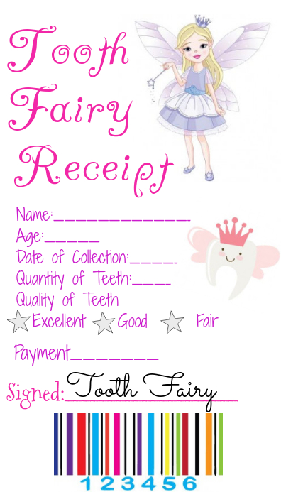 Tooth Fairy Receipt Template Free Invoice Template Tooth Fairy Receipt Template Free Invoice Template